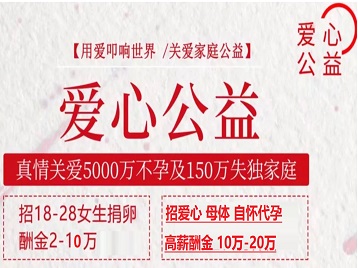 梓潼捐卵助孕生子 爱心志愿者招募